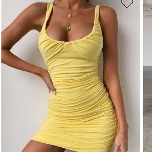 Yellow Tigermist dress